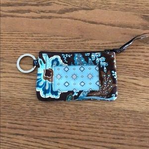 Java Blue (retired) Vera Bradley id Holder